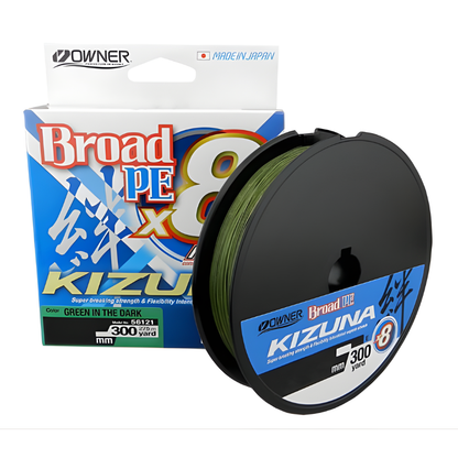Linha Multifilamento Owner Broad PE Kizuna 8X - 275m