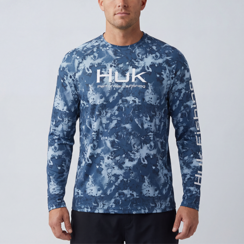 Camiseta Huk Pursuit Crew Set Sail